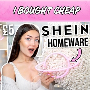 *Shein Haul* Testing Cheap Homeware & Decor! | Roxxsaurus