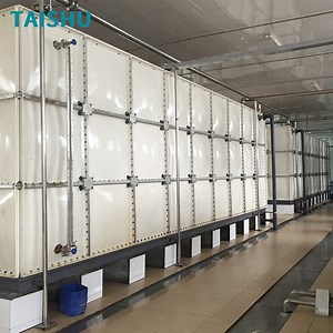 [Hot Item] Wholesale Modular Water Storage Tanks FRP GRP Sectional Panel Water Tank Full Form