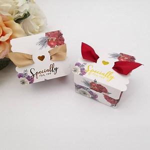 [Hot Item] Luxury Fancy Paper Gift Box Sliding Cardboard Box with Ribbon Decoration