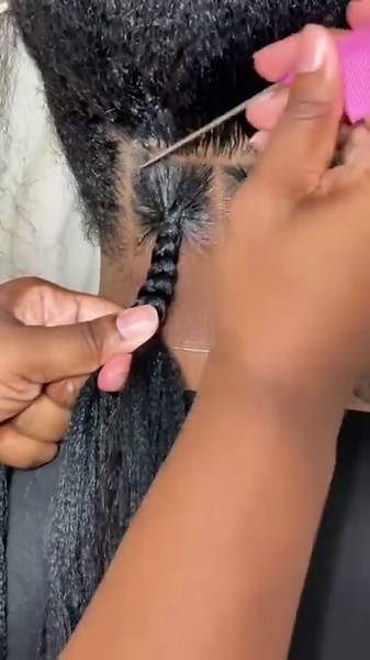 1.3M views · 53K reactions | I love when my clients request this hairstyle  Super cute and quick braid style ‍♀️ I used my Braid, Loc & Twist Gel to mold her thick hair  braidlikeapro.net to order  | Braids By Koya | Facebook