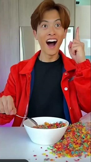 He ruined the cereal!!