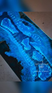 77K views · 10K reactions | LED fiber optic resin table, deep sea trench scene, resin from @easypourepoxy Maple burl wood from @worldwide_burl ⚡ #UntreatedArt #ledlights #fiberoptic #resin #epoxy | UnTreated | Facebook