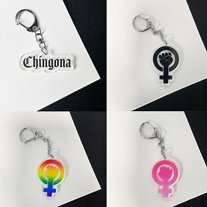 Feminist Symbol Keychains | Acrylic Charms | Feminist Keychains | the Future is Female | Women Empowerment - Etsy