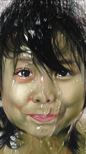 Rana joy in shower | DRAWING PENCIL