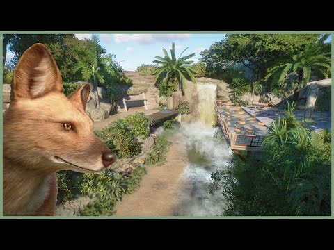 🍍Tropical Dhole habitat with a restaurant | Soliuko Zoo | Planet Zoo | speedbuild🍁