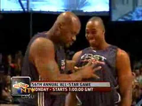 NBA All Star 2007 Shaquille O'Neal Dance Show