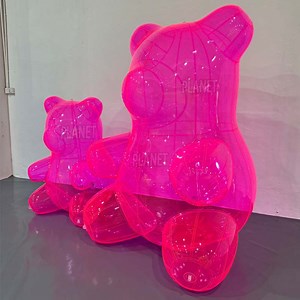 [Hot Item] Adorable Pink Inflatable Bear for Event Decorations