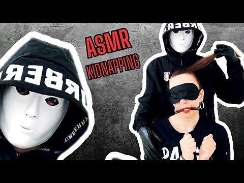 ASMR - KIDNAPPING - RUBBING, SOFT TOUCHING , HUMMING SOUNDS SOFT WHISPERING , GLOVES, HAIR PLAY