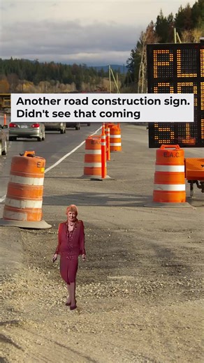Roadwork again? Color me shocked. We're hiring! Finish your app, and we will contact you asap: HMDTEAM.COM 👍 #HMDTrucking #HMDreels | HMD Trucking Inc