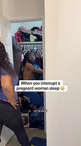 413K views · 15K reactions |  When you interrupt a pregnant woman sleep Ivy Williams #pregnant #wife #sleep #comedyreels #love #marriage #watchtilltheend #funnyreels #fblifestyle #trendingreels #couples #ivynlant #share | Mfn Lant | Facebook