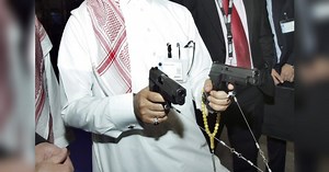 Video: Saudi men firing bursts of bullets at wedding