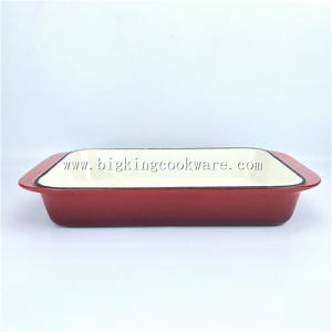 [Hot Item] Enamel Cast Iron Baguette French Bread Baking Pan