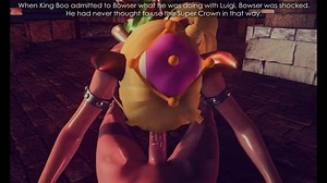 Luigi, Boosette, Bowsette, and Chompette