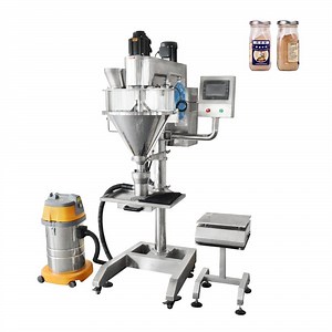 [Hot Item] Semi Automatic Coffee Flour Chilli Milk Powder Filler Auger Powder Filling Machine