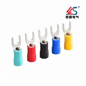 [Hot Item] Durable Tin-Plated Copper Cable Fork Terminals with Insulated for Secure Connections