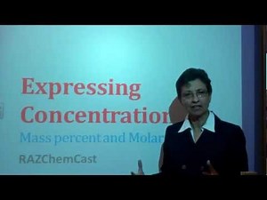 10.2 Expressing Concentrations of Solutions