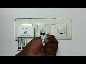 Sony AA/AAA Battery Charger Light Blinking Fast (Not Charging)