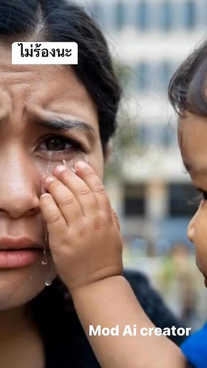 Mom cry #Aiเปิดค่าการมองเห็น #aivideoart #AICLIP #AI #aicreator | Mod Ai Creator