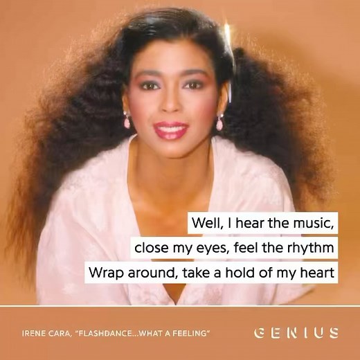 Genius on Instagram: "today marks 40 years since the release of the film ‘flashdance’ 拾 the soundtrack for the movie featured several hits including the late #irenecara’s “flashdance…what a feeling” which won a grammy award for best female pop vocal performance and also won an academy award and golden globe for best original song."