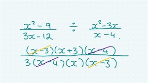 Algebra | Dividing Fractions | LC Maths Boost