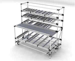 [Hot Item] Lean Pipe Material Tube Material Handling Equipment Hand Trolley Storage Rack Pipe Rack with Industrial Cart Transfer Tollery