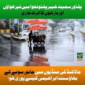 Barish aur Tez Hawa ka Alert — Janwar bhi Mehngay! Peshawar aur KPK...
