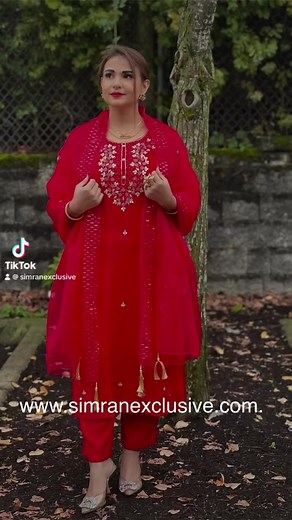 5.4K views · 33 reactions | Get ready to stun the crowd as you walk in bold red karwa look.. color that never goes wrong…....#bold #red #karwachauth #hot #beautiful #fashion #festive #festivewear #celebration #diwali #perfect #ootd #punjabisongs #india #punjabi #instagood #bestvideo #trending #halloween #simranexclusive #payalbusinesscentre #surrey #bc #canada #usa #worldwideshipping #followforfollowback #autumn | Simran Exclusive - Orignal Lawn Suits | Facebook