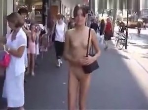 Nude in Public - Karlsruhe Germany