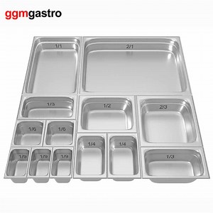 [Hot Item] Stainless Steel Food Pan Gastronorm Containers All Size Available Gn Pan