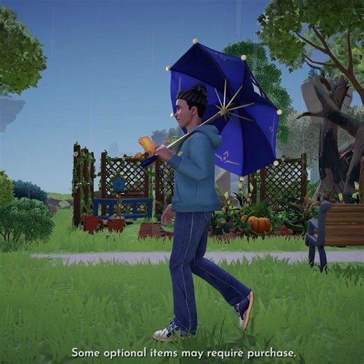April showers bring May flowers! ☔✨While you'll need to dodge the rain for now, Update 5 will bring Umbrellas! | Disney Dreamlight Valley