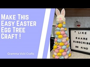 Cute and Easy Easter Egg Tree Craft | Easter Craft DIY
