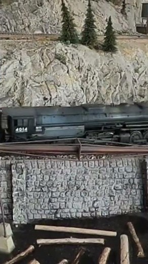 Model Train HO Scale - Lumber Mill Pass By