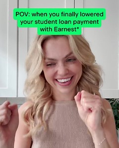 Student loans wrecking your budget? Refinance with Earnest. No credit impact, no fees, customizable payments  | Earnest | Facebook