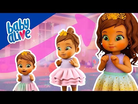 GRANDIT ! La Poupée Princesse Ellie Grandit 👑 Dessin Animé Pour Bébé 🌈 Baby Alive Français 💕