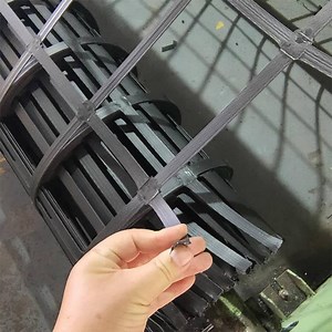 [Hot Item] 100-100kn High-Performance Steel-Plastic Geogrid for Civil Engineering Applications