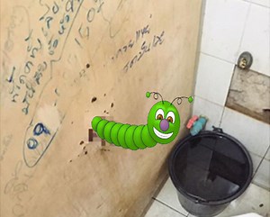 Need help? Man freaked out by glory hole at bus terminal bathroom