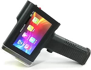 Intelligent Inkjet Printer, HD Handheld Inkjet Printer with 4.3 Inch LED Screen Inkjet Coding Machine for Label (Support 11 Languages Including English, German, French, Spanish, Italian, etc.)
