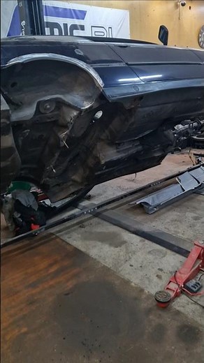 Installing side skirts on a BMW E36 Turbo. #automobile #mechanic #welding #bmw #diy #welding #e36