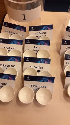 #UCLdraw pots 🎥 | UEFA Champions League