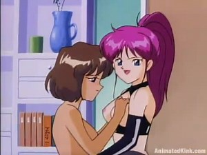 Hot Lesbian Action In Anime Porn Video With Bondage Fun Too
