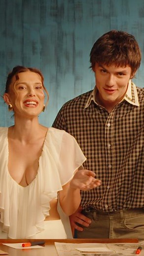 Millie Bobby Brown and Louis Partridge crack the case of the #EnolaHolmes3 trailer date 🔎 #EnolaHolmesNetflix
