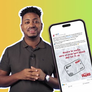 Nou kontan met enn dialog avek zot dan komanter, kontign partaz ek nou. 🤗 Zot ti ena bann kestion lor kart prepaye MCB Rupys pou bann zanfan apartir laz 13-an, nou donn zot plis linformasion lorla. 👇 | MCB