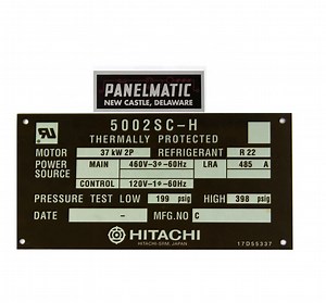 [Hot Item] Custom Aluminum Nameplates, Custom Machine Nameplate, Metal Nameplate