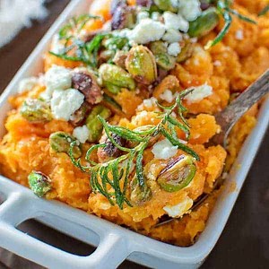 Mashed Yams with Feta