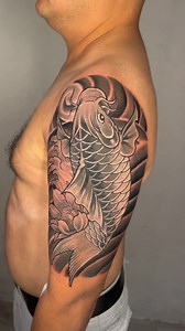 FREEHAND koi fish #tattoos #millionviews2024 #tattooideas #tatt #tattoo #tattooart #viral #tattoolife #millionviews #tattooed #tattoooriental #tattoodesign #TattooArtist #inktober #tattooartist | DAMIK Tattoo