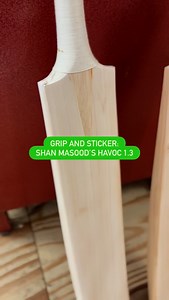 Come back inside the factory as Craig stickers one of his first Havoc bats of the year for Shan Masood! #cricket #cricketbat | Gray-Nicolls