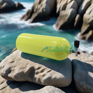 [Hot Item] Manufacturer 200bar Aluminum Scuba Yellow Diving Cylinder Sizes