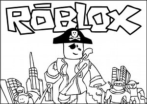 Free Roblox Coloring Pages