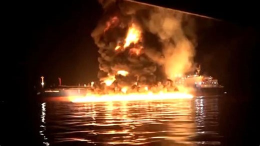 Iranians release video of attack on tankers in Iraq port