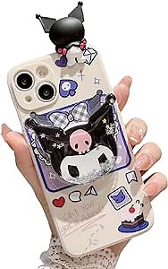 Kawaii Phone Case Compatible with iPhone 12 Case 3D Cute Cartoon Fun Unique Phone Case Cover for Women Girls Gift
